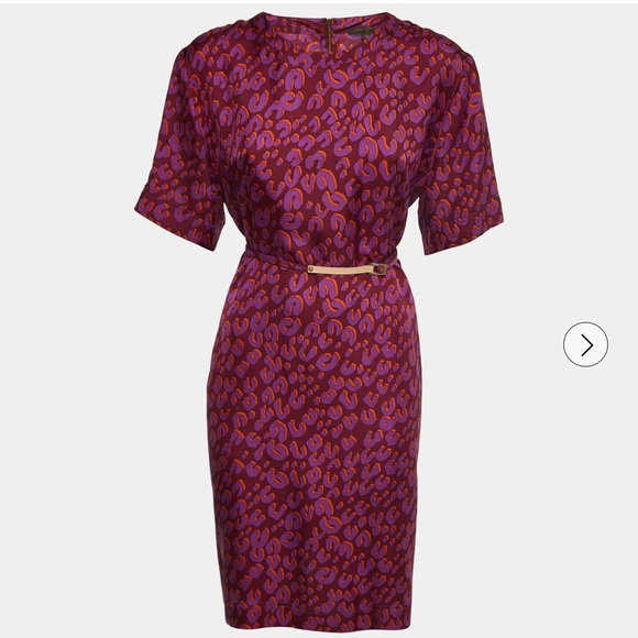 Louis Vuitton Dress w Belt sz 40FR